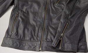 Chaqueta de Cuero Personalizada 2026, Nueva Llegada, Color Marrón para Hombre, Chaqueta de Cuero de Oveja Original Personalizada, Chaqueta de Motociclista - Product Image 6