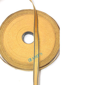 Ceremonial Gold Braid Lace <b>Trim</b> Ceremonial Uniform French Wire Thread Fabric - Product Image 3