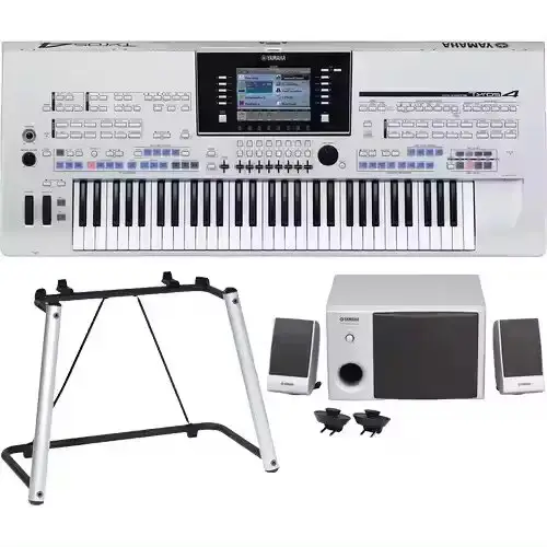 Stok baru yamamemiliki TyroS 4 61-Key Workstation Keyboard Digital Piano alat musik aksesoris