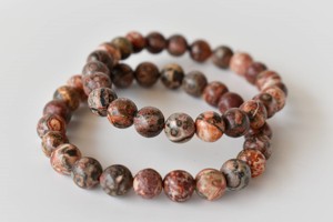 High Quality Leopardskin Jasper 8mm Round <b>Beaded</b> <b>Bracelet</b> Lovers Pattern Classic Style for Meditation Tibetan Buddhism Occasions - Product Image 4