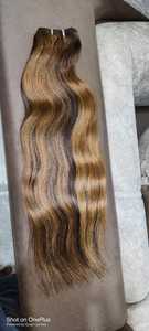 Extensiones de cabello humano sin procesar indio virgen, suministro de fábrica, diferentes texturas naturales, estilos ondulados, paquetes de encaje, pelucas - Product Image 2