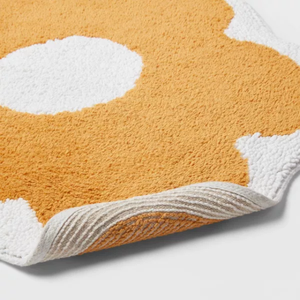 Tapis de bain en forme de fleur en coton pour enfants - Product Image 4