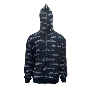 Sweat à capuche zippé avec impression entièrement personnalisée Sweats à capuche pour hommes de meilleure qualité à vendre Street Wear à prix raisonnable - Product Image 1