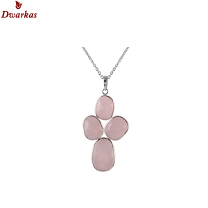 Collier avec pendentif en chalcédoine jaune naturelle serti dans un cadre en argent sterling 925, bijoux cadeau - Product Image 3