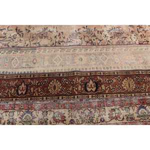 พรมขนาด 3.8x7.9 ฟุต, พรมวินเทจตุรกี, พรมขนสัตว์สีน้ำตาล - Product Image 5