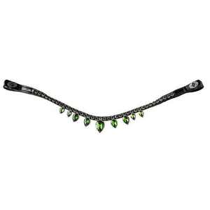 สายรัดคิ้วหนังม้าพรีเมี่ยมดีไซน์หรูหราทนทานและสวมใส่สบายสำหรับบังเหียนและอุปกรณ์สำหรับการขี่ม้า - Product Image 1