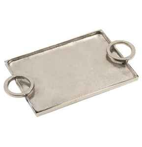 Poignée en métal en forme de rectangle de qualité supérieure plateau de service dernière conception de plateau décoratif pour la maison - Product Image 3