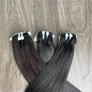 Faisceaux droits osseux non chimiques non traités extensions de cheveux humains bruts vietnamiens sans enchevêtrement - Product Image 2