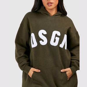Sudadera con capucha estampada personalizada para todas las estaciones para mujer Jersey de tela transpirable y suave para ropa informal o deportiva al aire libre - Product Image 5
