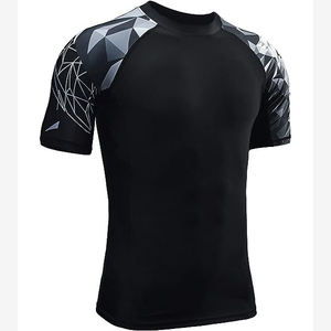 ชุดป้องกันผดผื่นแขนสั้นสำหรับผู้ชายเสื้อครึ่งแขนเสื้อ - Product Image 4