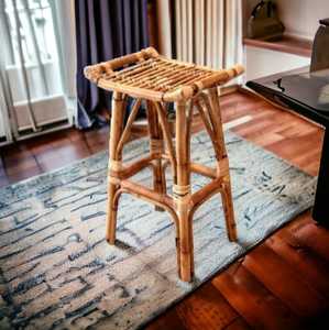 เก้าอี้บาร์ไม้ไผ่สูงสำหรับใช้ในห้องครัวและห้องนอนคอนโซลสำหรับห้องกาแฟและเก้าอี้บาร์ของโรงเรียนสไตล์หรูหรา - Product Image 4