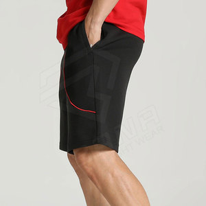 Pantalones Cortos Deportivos de Algodón Grueso con Cordón para Hombre, Estilo Urbano, Lisos, al por Mayor - Product Image 2