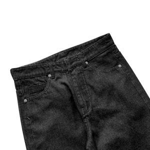 Jeans Rectos de Mezclilla Negra, Algodón, Unisex, Vietnam, Jeans para Hombre, Atuendo Unisex - Product Image 3