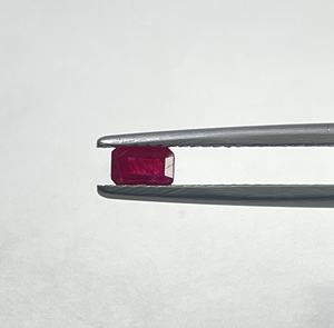 Rubí Birmano Calentado 100% Natural de Alta Calidad, Corte Octogonal de 3x4-3x5mm, Color Rojo Rosado, Gema Suelta para Joyería - Product Image 4