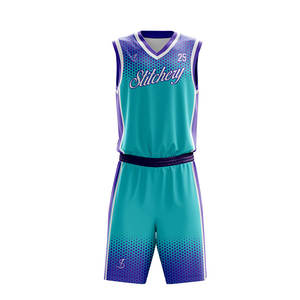 Uniformes de baloncesto personalizados Sublimación completa Equipo de impresión Gamewear Custom Jersey Shorts Suit Set - Product Image 2