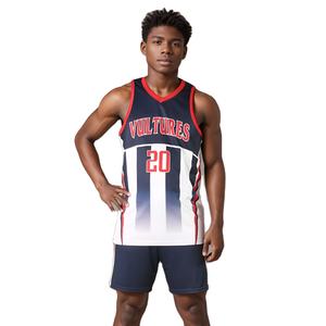 Uniformes de Baloncesto Personalizados Unisex con Nombre y Número de Equipo, Pantalones Cortos, Transpirables, 100% Poliéster, Antibacterianos, Tallas Grandes, Venta al Por Mayor - Product Image 1