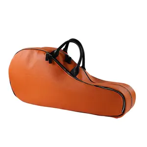 Bolsa de raquetas de Bádminton de cuero genuino de alta calidad, bolsa de raqueta de tenis profesional a prueba de agua, bolsas de mano