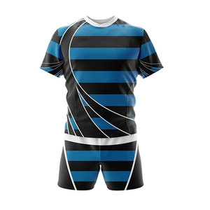 Maillots de football respirants personnalisés OEM, ensembles complets, maillots d'équipe internationale, uniforme de rugby et de football respirant, rugby imprimé - Product Image 3