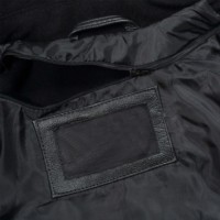 Vestes universitaires personnalisées en laine avec manches en cuir véritable, vêtements d'hiver élégants et stylés pour hommes