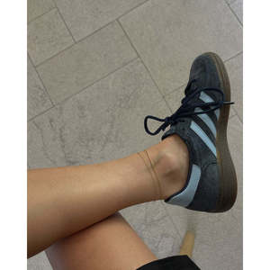 Gold and Rhodium Plated Anklet with Ball Pattern Elegant <b>Rope</b> <b>Chain</b> Jewelry for Party Occasions - Product Image 5