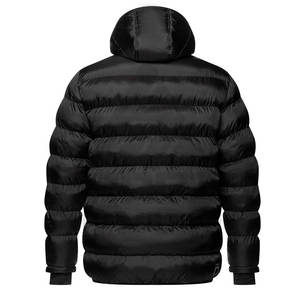 Nouveau design de veste matelassée personnalisée en gros blouson aviateur matelassé pour hommes avec capuche blouson blanc - Product Image 6