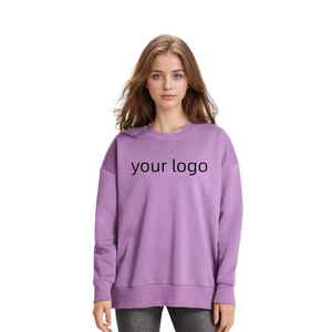 Sudadera de Manga Larga con Logotipo Personalizado, Sudadera Moderna para Mujer con Talla y Logotipo Personalizables - Product Image 1