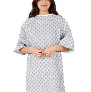 Robe de patient respirante Respirant 100% coton robe chirurgicale médecins robes chirurgicales fournisseurs médicaux Abiha Fatima International