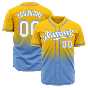 Maillots de baseball respirants sur mesure en gros pour OEM, kits personnalisés pour le baseball et le softball - Product Image 1