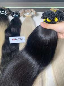 Hot 2025 Kératine Tip Extensions Blonde Raw Cheveux Humains Vietnamiens Premium Usine En Gros Toutes Les Couleurs 50 70 cm Longueurs - Product Image 6