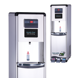 Distributeur d'eau chaude/froide électrique autonome «Taiwan Buder» avec réservoir hygiénique en acier inoxydable à isolation sous vide 5L, réservoir chaud pour extérieur - Product Image 5