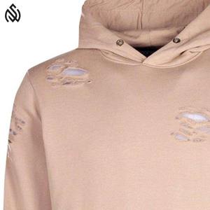 Sweats à capuche en détresse sur mesure de haute qualité avec logo Vêtements d'hiver premium Sweats à capuche en détresse - Product Image 6