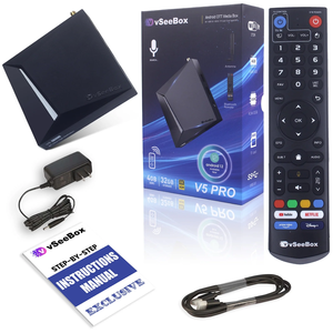 Offer For-New 2025 VSeeBox V5 Pro Octa Core 1080p Android <b>TV</b> Box with Voice Remote Control 4G RAM <b>Mini</b> Set-Top Box - Product Image 2