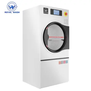 Endüstriyel bez kuru giysi kurutma makinesi 22kg çamaşır çamaşır makinesi satılık elektrikli ısıtma buhar Teating