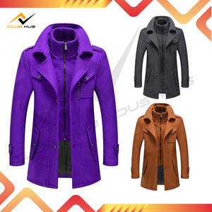 Manteau d'hiver décontracté pour homme, nouveau, élégant, 100 % laine, anti-plis, double boutonnage, écologique - Product Image 4