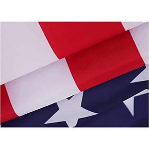 Drapeaux américains de qualité supérieure, lot de 12 drapeaux américains pour l'extérieur, 3x5 pieds, résistants à la décoloration, couleurs vives, toile robuste, avec bande de renfort 2 - Product Image 3