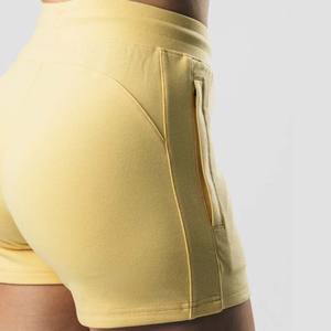 Pantalones cortos de LICRA y poliéster para mujer, Shorts ajustados con cordón de bolsillo, de alta calidad, Color personalizado, venta al por mayor, precio barato - Product Image 6