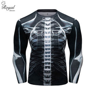 Ropa de artes marciales hecha a medida MMA Rash Guard Suit Hombres de alta calidad Bjj Fitness Grappling Chándal y pantalones cortos - Product Image 3