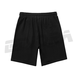 กางเกงขาสั้นผ้าฝ้ายทรงหลวมเอวเชือกผูกสำหรับผู้ชายใส่สบายระบายอากาศได้ดีเหมาะสำหรับใส่ในฤดูร้อน - Product Image 2