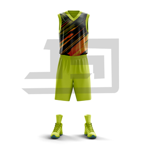 Uniforme de Baloncesto Moderno Personalizado, Conjunto de Camiseta y Pantalones Cortos Sublimados con Tela de Control de Humedad para Jugar en Todas las Estaciones - Product Image 1