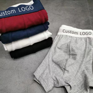 Calzoncillos Boxer de Tiro Medio para Hombre, a la Moda, Cómodos, Transpirables, Suaves y Lisos, Diseño Clásico, Directo de Fábrica - Product Image 1