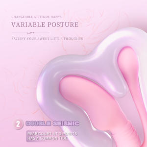 Masturbación lésbica Juguetes sexuales Consolador realista Control remoto <span class=keywords><strong>Triple</strong></span> vibración <span class=keywords><strong>Triple</strong></span> cabezas <span class=keywords><strong>Anal</strong></span> Plug Backdoor Masaje de próstata - Product Image 6