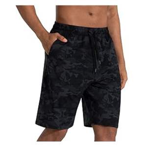 กางเกงขาสั้นชายหาดของผู้ชายพิมพ์ลายโลโก้ - Product Image 4