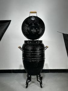 Kimstone 21-Inch yüksek kaliteli seramik kömür içen ızgara Tandoor fırın büyük uzay asılı taşınabilir kapalı ve açık kullanım için - Product Image 3