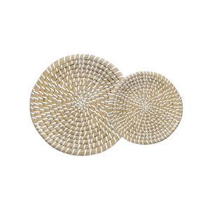 ขายดีที่สุด! ตะกร้าแขวนผนังแฮนด์เมดคุณภาพสูง DECOR จากวัสดุธรรมชาติเวียดนามและแผ่นรองตกแต่งบ้านที่ยั่งยืน - Product Image 1