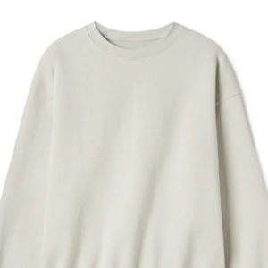 OEM Sweatshirts en coton polaire de haute qualité à manches longues vêtements d'hiver respirants surdimensionnés avec impression numérique à motif solide - Product Image 6