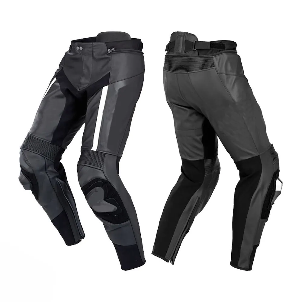Areone Pantalon de motocross en cuir de qualité supérieure pour hommes, vêtements de moto en cuir, nouvelle collection