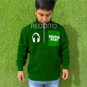 Plain Dyed and Quick Dry Fabric Made Full Sleeve <b>Men</b> 100% Original <b>Sherpa</b> <b>Fleece</b> Fabric Made Hoodies for Sale For Boys - Product Image 1