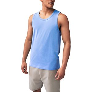 Débardeur léger d'été pour homme, sans manches, en mélange de coton, décontracté, pour tous les jours, entraînement sportif, plage, logo personnalisé uni - Product Image 3
