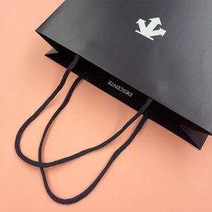 Túi giấy tùy chỉnh với logo riêng của bạn để đóng gói sang trọng cứng nhắc tái sử dụng Matt cán in Túi Quà Tặng Giấy - Product Image 3