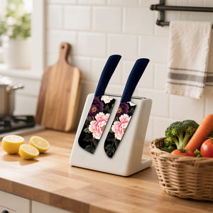 Cuchillo de Chef de Cerámica Premium en Oferta, Hoja Fija, Apto para Lavavajillas, Juego para Campamento, Senderismo y Viajes de Aventura, en Existencia - Product Image 3